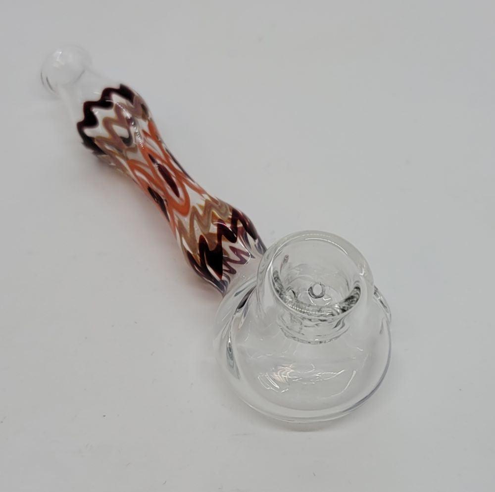 Glass Alchemy Pipe W/Built in Screen