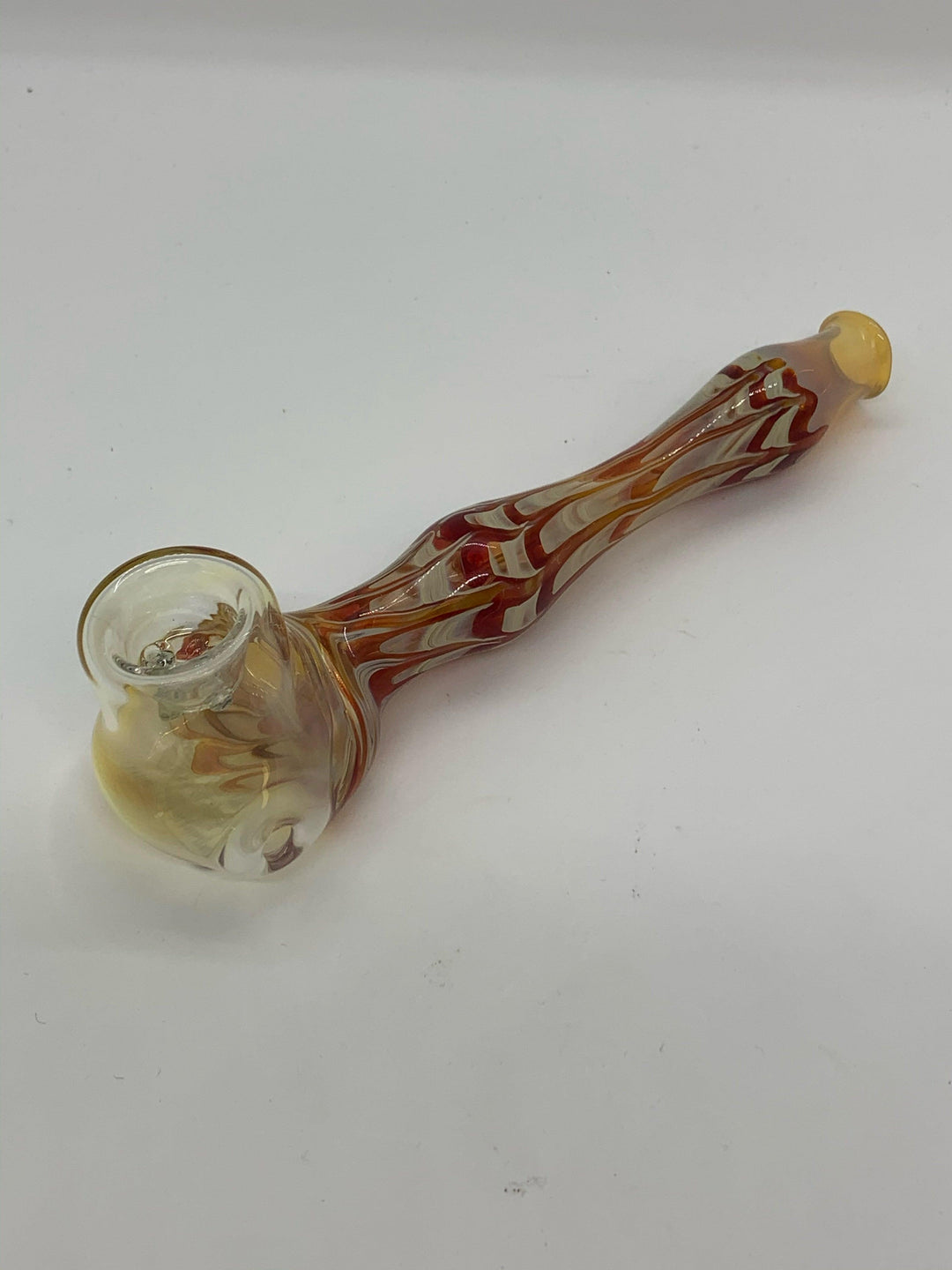 Glass Alchemy Pipe W/5 hole screen
