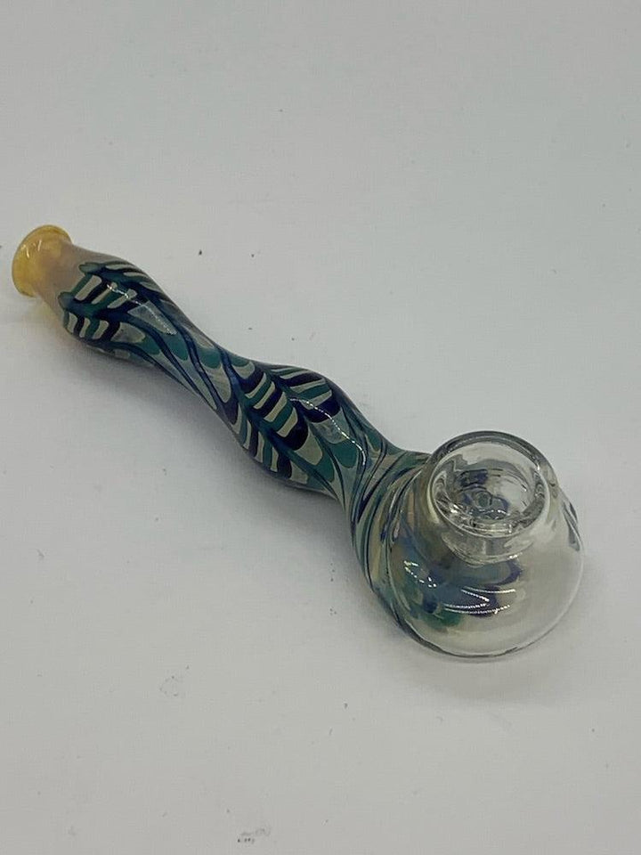 Glass Alchemy Pipe W/5 hole screen