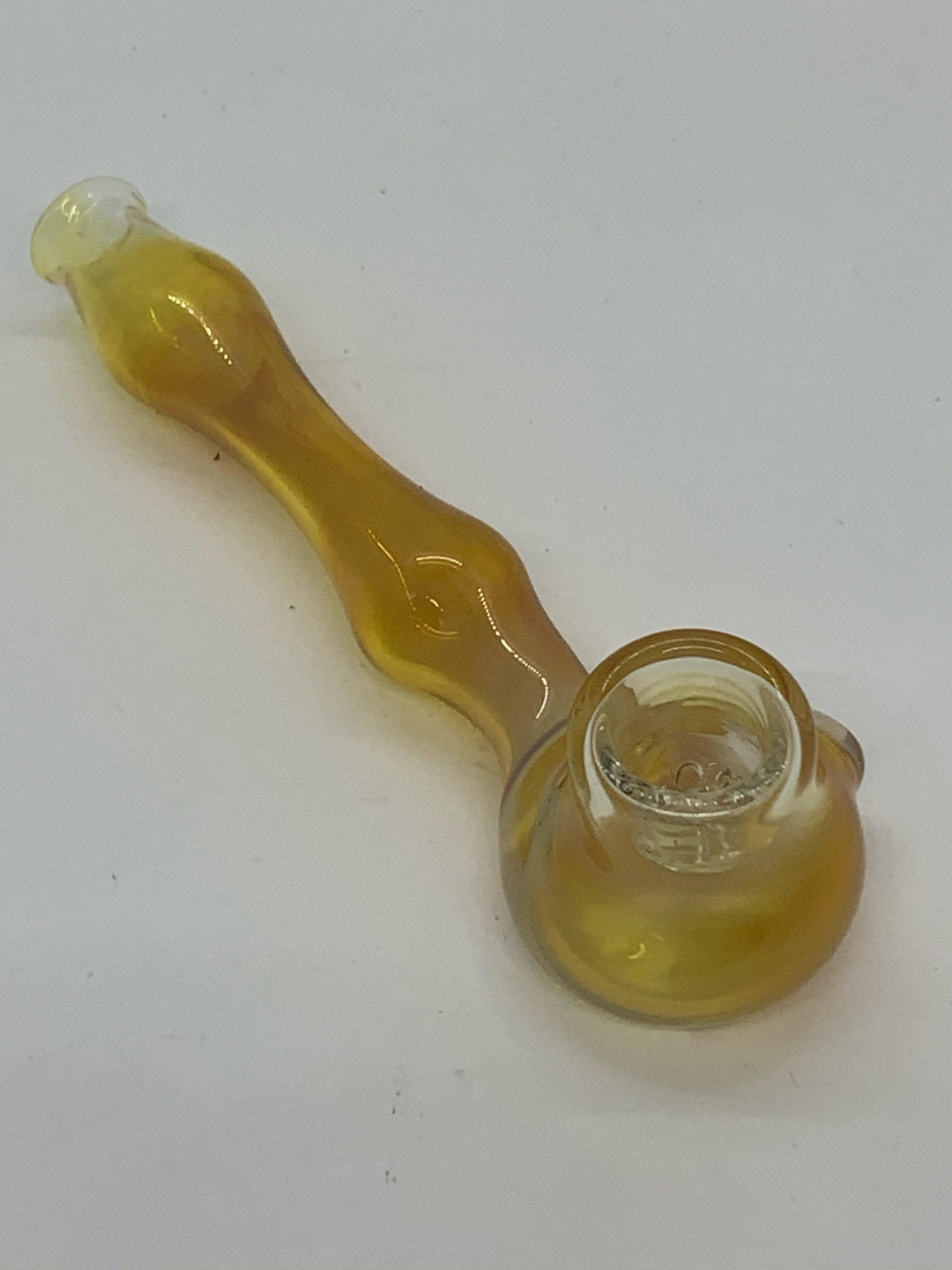 Glass Alchemy Pipe W/5 hole screen