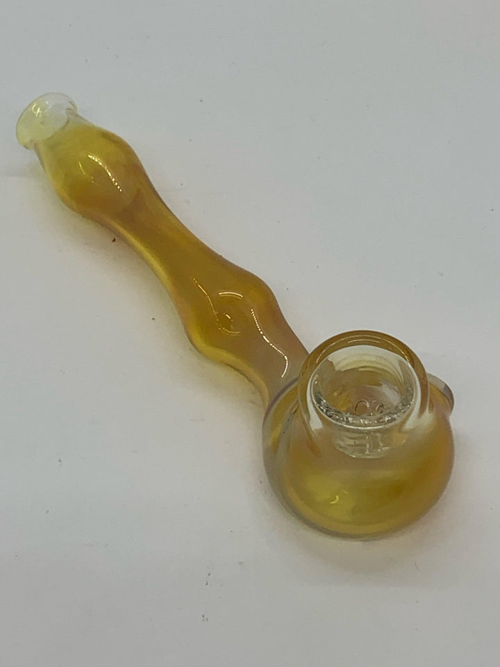 Glass Alchemy Pipe W/5 hole screen