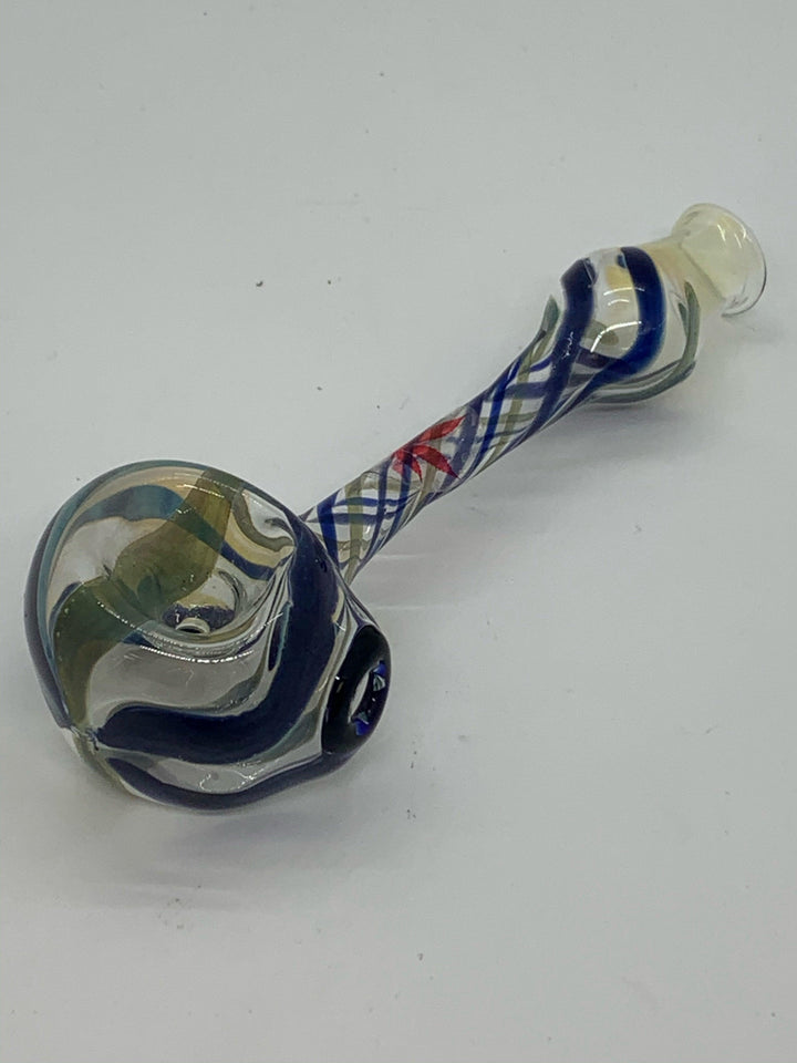 Glass Alchemy Pipe W/5 hole screen