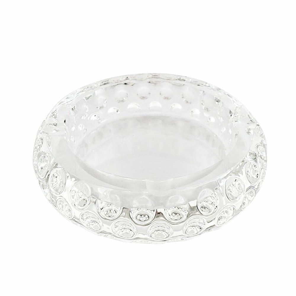 crystal glass ashtray - shell shock