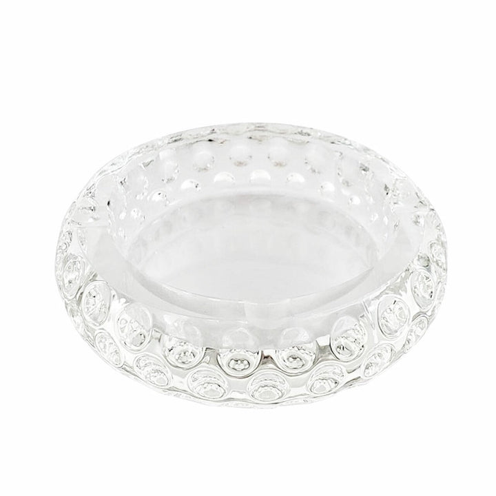 crystal glass ashtray - shell shock