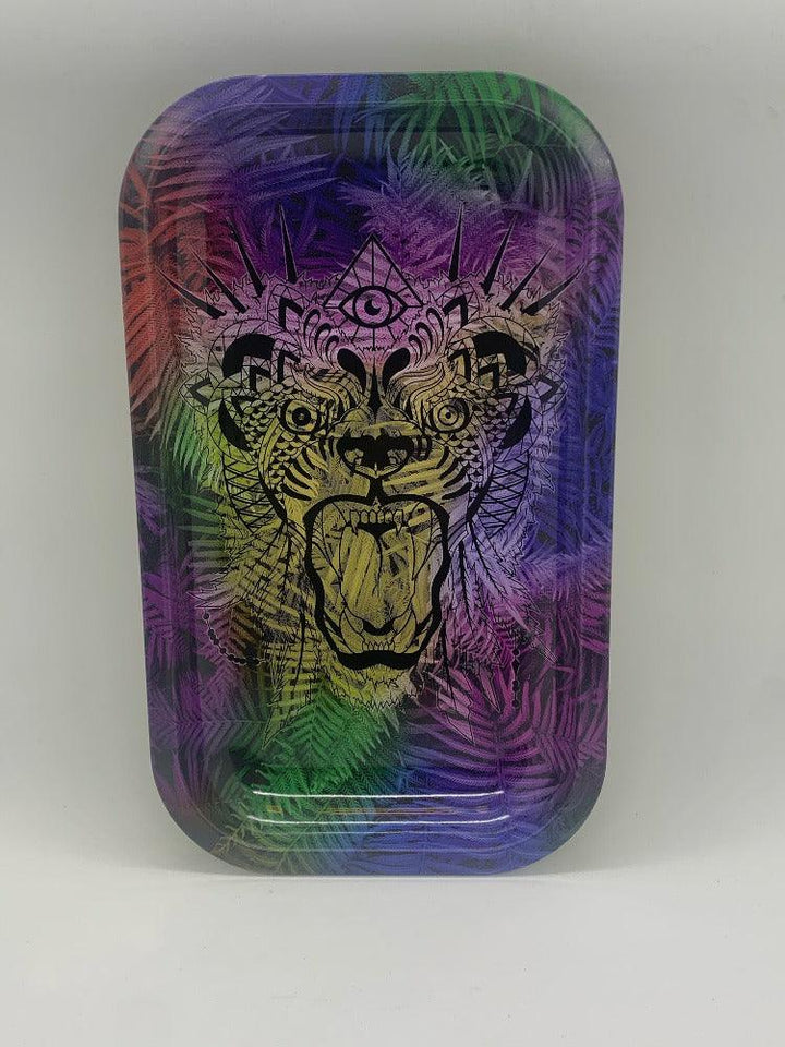 Zig Zag psychedelic rolling tray - Shell Shock