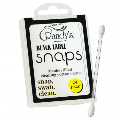 randys snaps alcohol cotton swabs 24 pack - shell shock