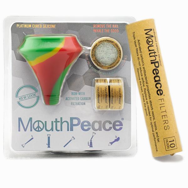 Mouth-Peace silicone Carbon Filters - Shell Shock