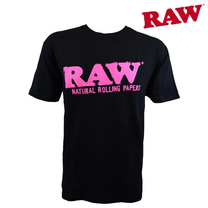 Raw Pink Logo T Shirt - Shell Shock