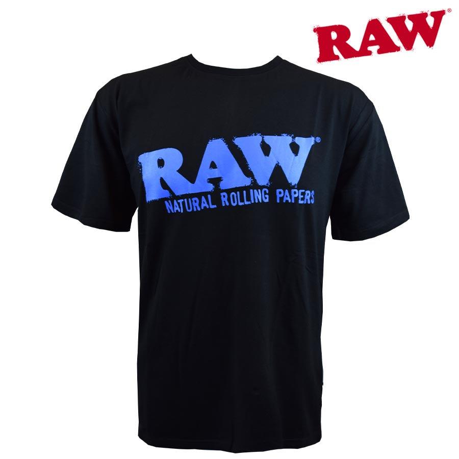 Raw Blue Logo T Shirt - Shell Shock