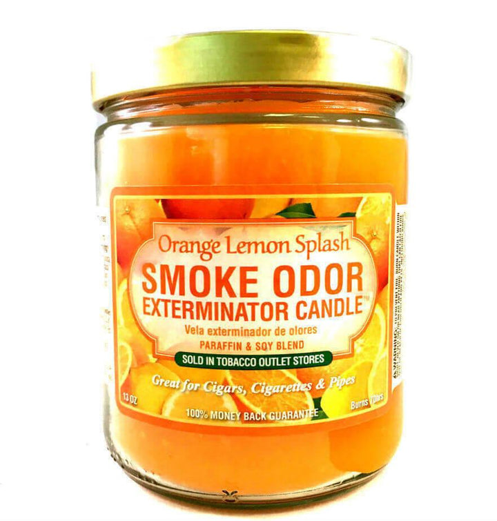 smoke odor candles orange lemon splash - shell shock