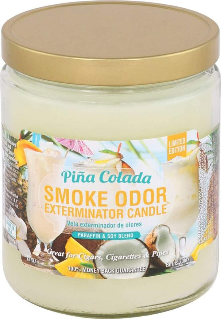 smoke odor candles pina colada - shell shock