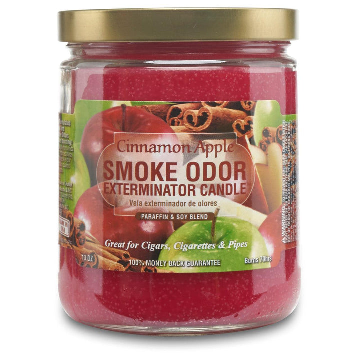 smoke odor candles cinnamon apple - shell shock
