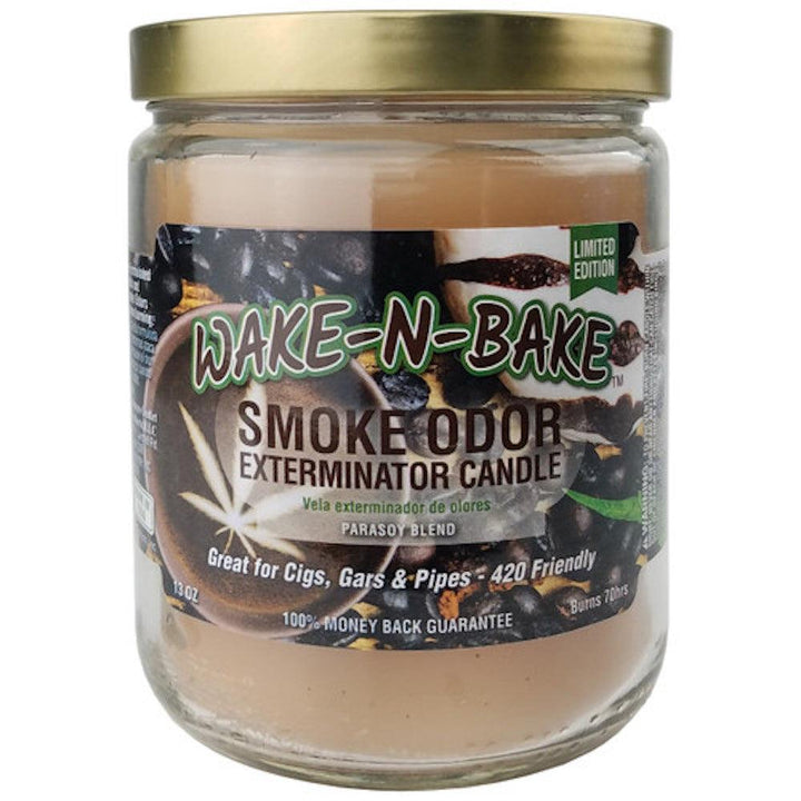 smoke odor candles wake and bake - shell shock