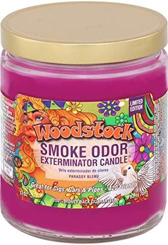 smoke odor candles woodstock - shell shock