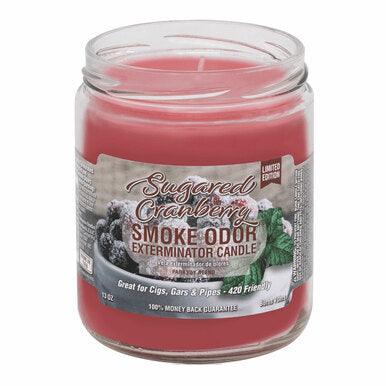 smoke odor candles sugared cranberry - shell shock