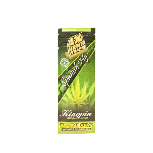 Kingpin Hemp Wraps Spanish Fly - Shell Shock