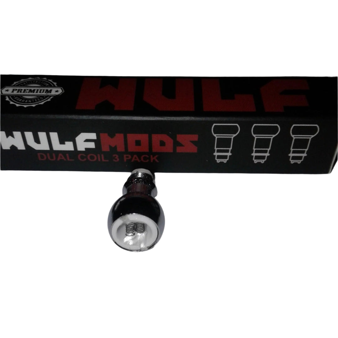 Wulfmod 3 Pk Dual Coil Atomizers - shellshock420
