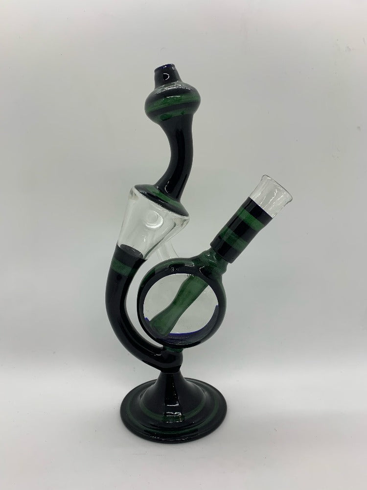 wyoming mofo glass recycler rig - shell shock