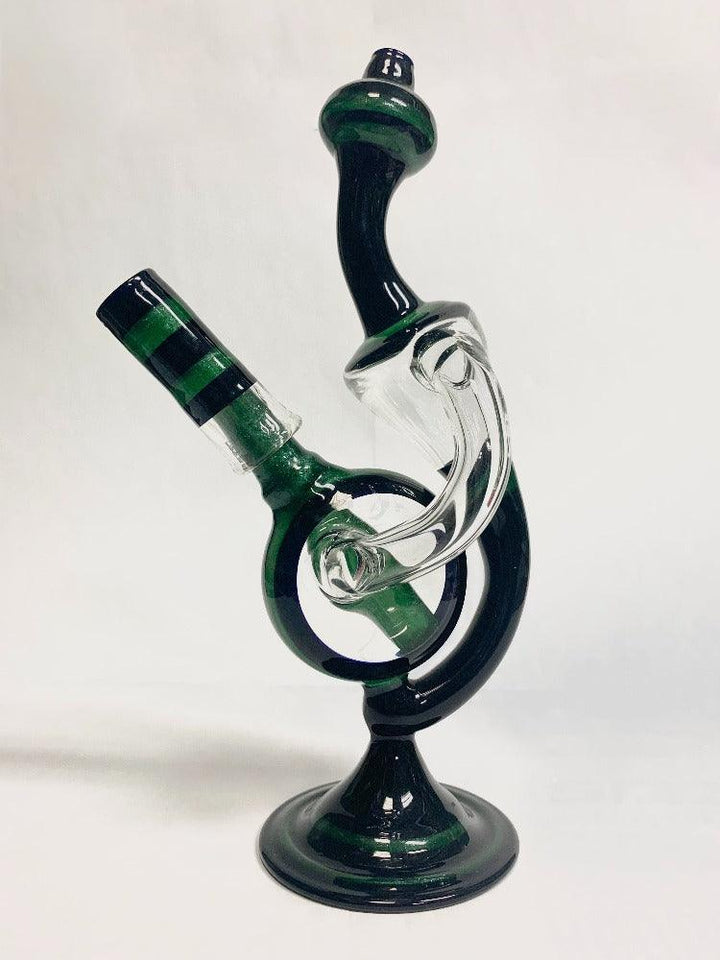 wyoming mofo glass recycler rig - shell shock