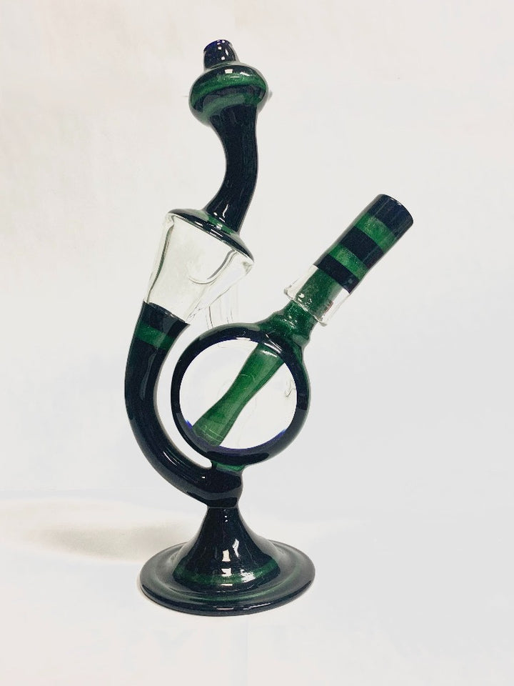 wyoming mofo glass recycler rig - shell shock